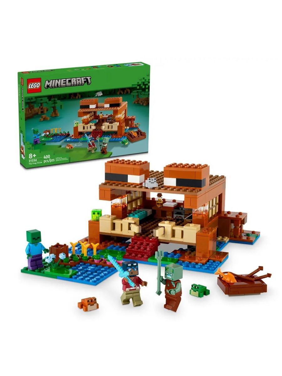 Конструктор Minecraft The Frog House Лягушачий дом 400д Lego. 204499302  купить за 9 459 ₽ в интернет-магазине Wildberries