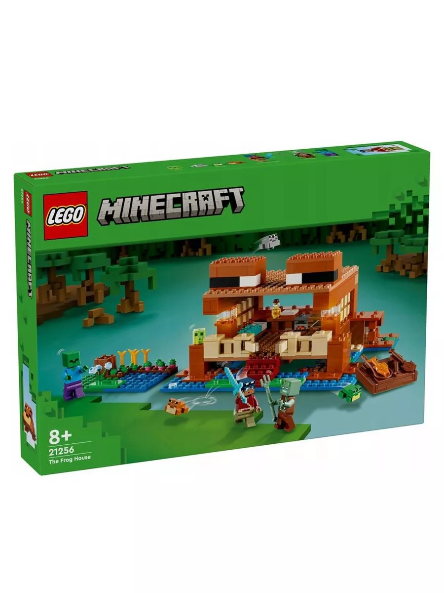 Конструктор Minecraft The Frog House Лягушачий дом 400д Lego. 204499302  купить за 8 227 ₽ в интернет-магазине Wildberries