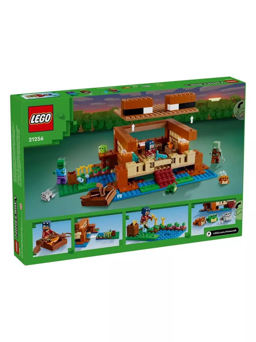 Конструктор Minecraft The Frog House Лягушачий дом 400д Lego. 204499302  купить за 8 227 ₽ в интернет-магазине Wildberries