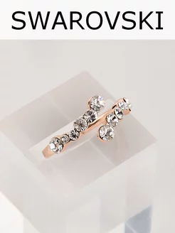 Позолоченное кольцо Млечный путь с кристаллами Swarovski MONASHOP 204515789 купить за 1 188 ₽ в интернет-магазине Wildberries