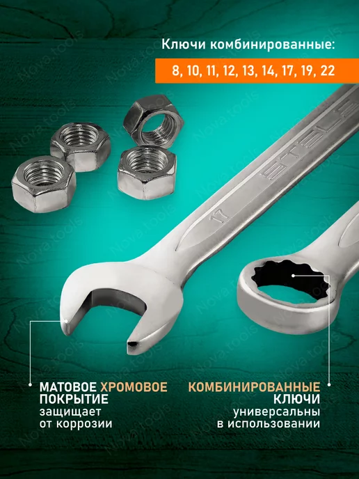 STELS Набор инструментов для автомобиля 82 предмета в кейсе 14105, голубой, фото 4
