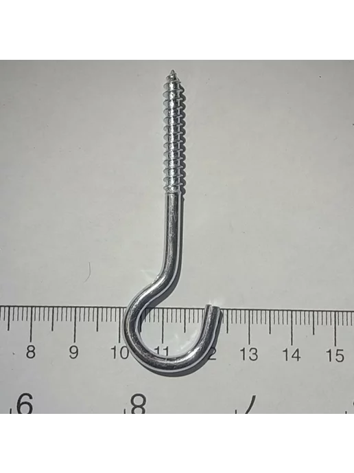 ZБОЛТ Шуруп полукольцо 5х50, 20 шт, (крюк резьбовой, крепежный), 20 шт, фото 2