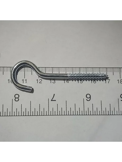 ZБОЛТ Шуруп полукольцо 5х50, 20 шт, (крюк резьбовой, крепежный), 20 шт, фото 3