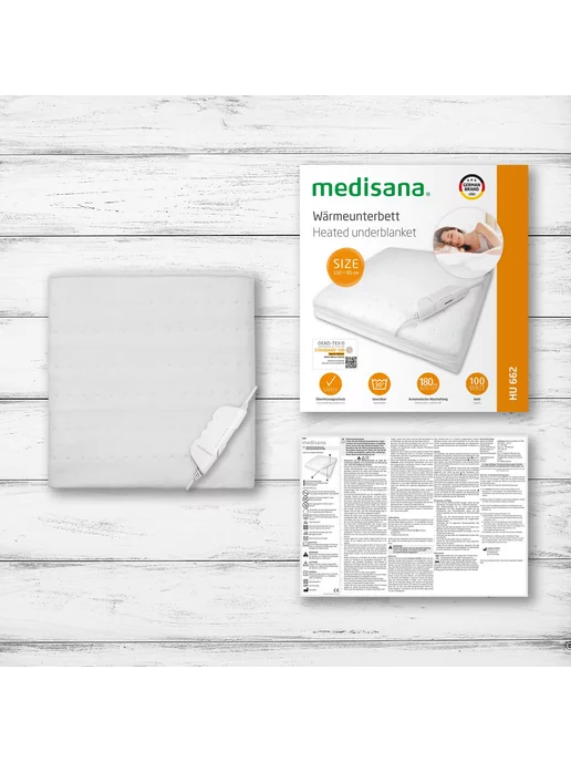 Medisana Матрас с электрообогревом HU 662, белый, фото 6